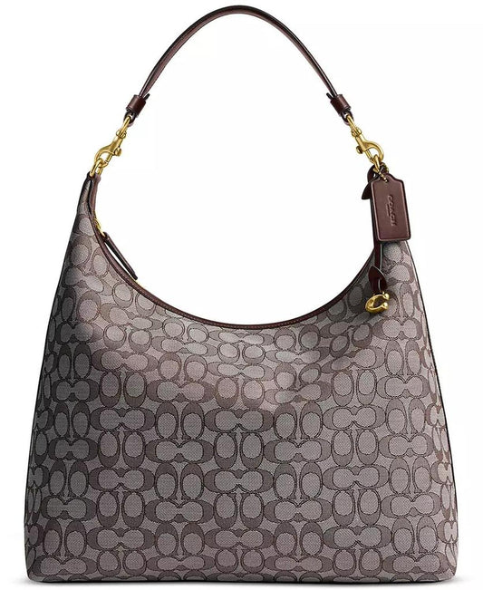 Juliet Signature Jacquard Large Shoulder Bag 38