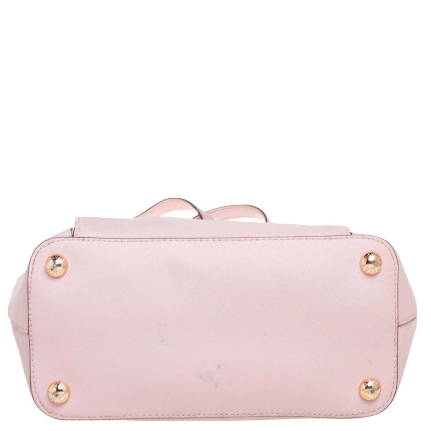 Michael Michael Kors Leather Jet Set Snap Pocket Tote
