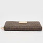 Michael Kors Signature Coated Canvas Logo Zip Around Wallet