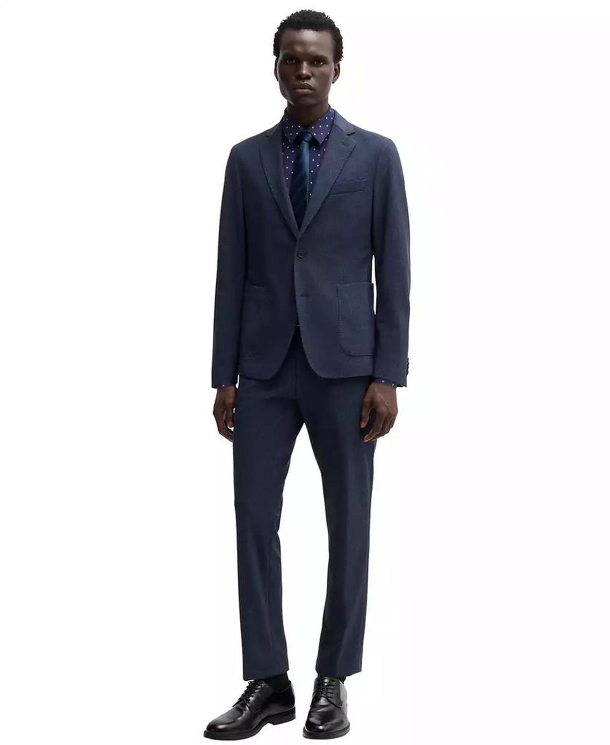 Men's Slim-Fit Performance Dress Shirt