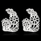 Kate Spade Flower Lace Cut-Out Hoop Earrings