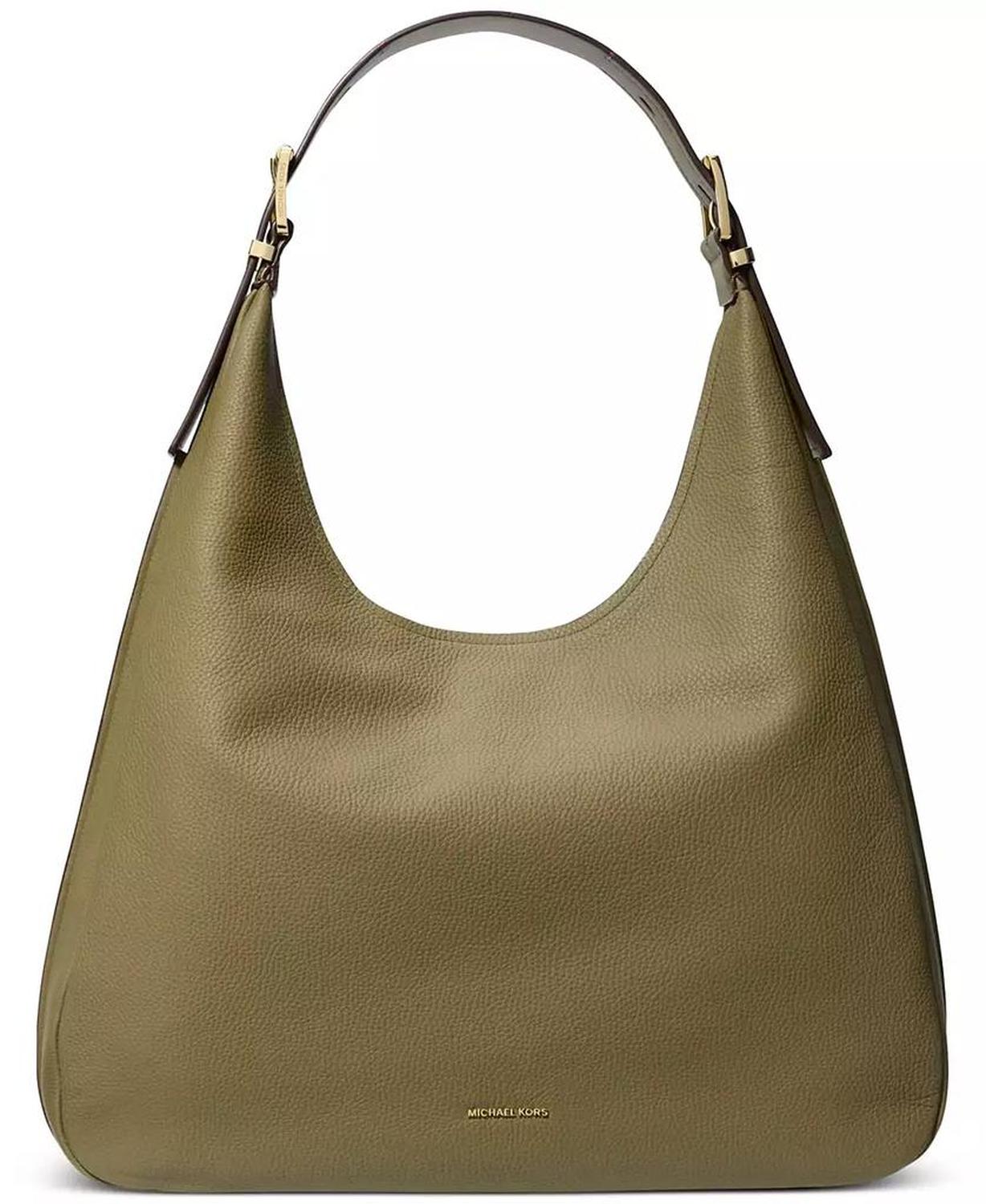 Nolita Large Leather Hobo Shoulder Bag