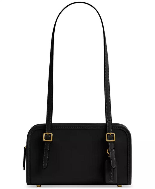 Swing Zip Leather Shoulder Bag 20