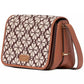 Spade Flower Jacquard Flap Crossbody