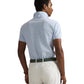 Custom Slim Fit Stretch Oxford Mesh Polo