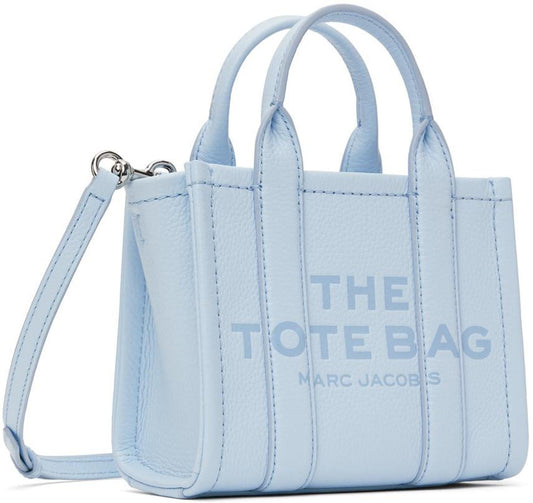 Blue 'The Leather Crossbody' Tote