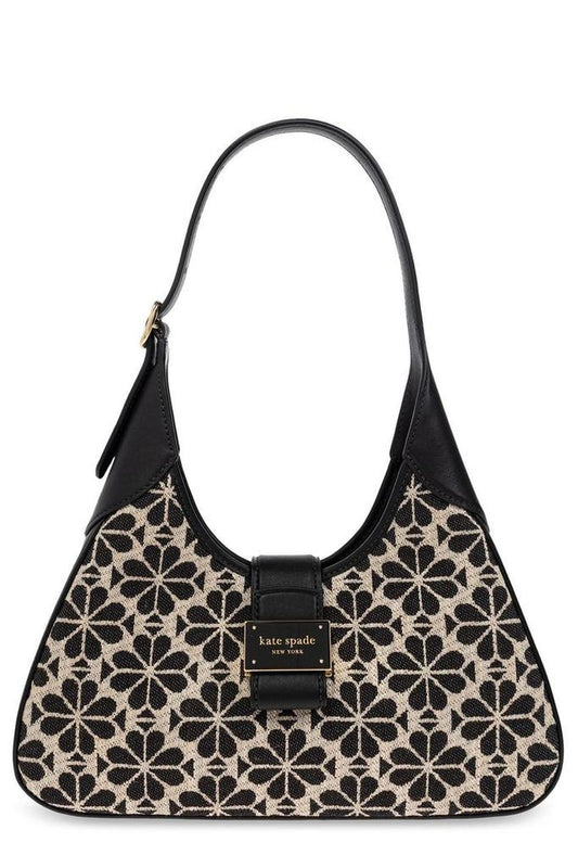 Kate Spade Flower Jacquard Zipped Shoulder Bag