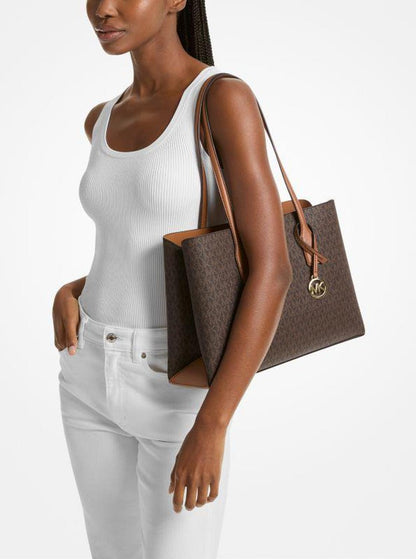 Ruthie Medium Signature Logo Tote Bag
