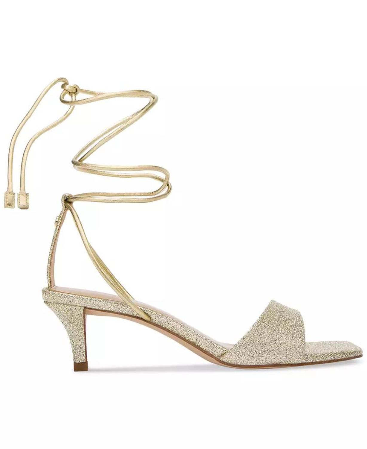 Jaida Ankle-Tie Leather Lace-Up Sandals