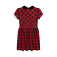 Buffalo Check Stretch Ponte Dress (Toddler/Little Kids)