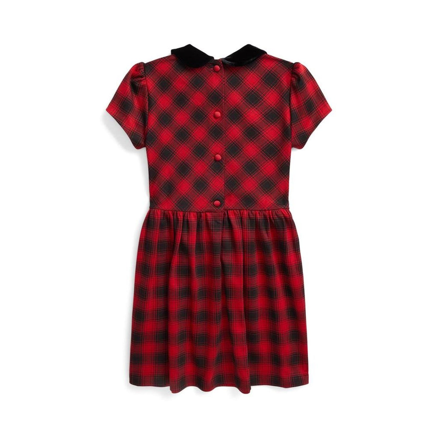 Buffalo Check Stretch Ponte Dress (Toddler/Little Kids)