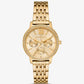 Melissa Pavé Gold-Tone Watch