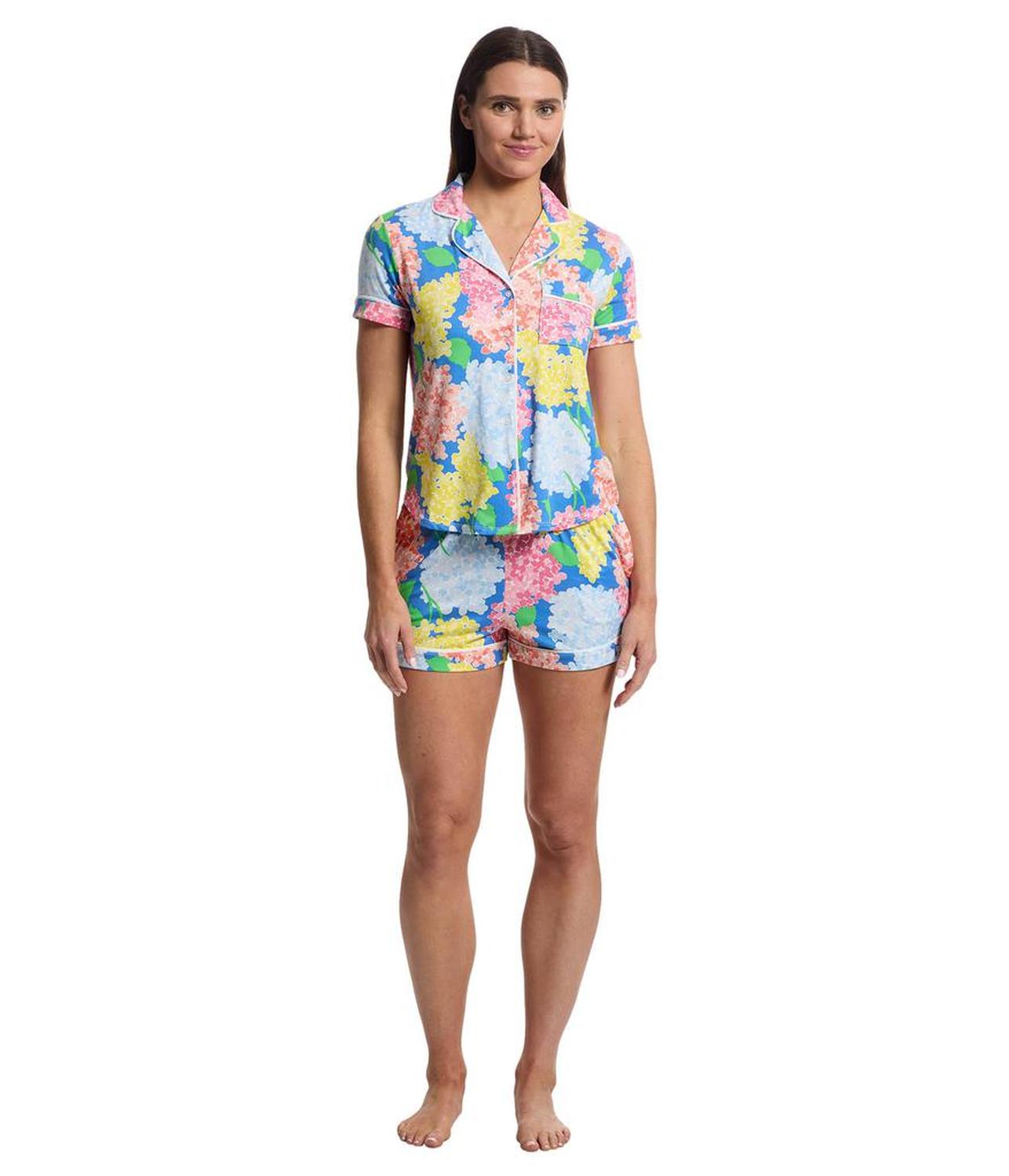 Short Sleeve Boxer PJ Set