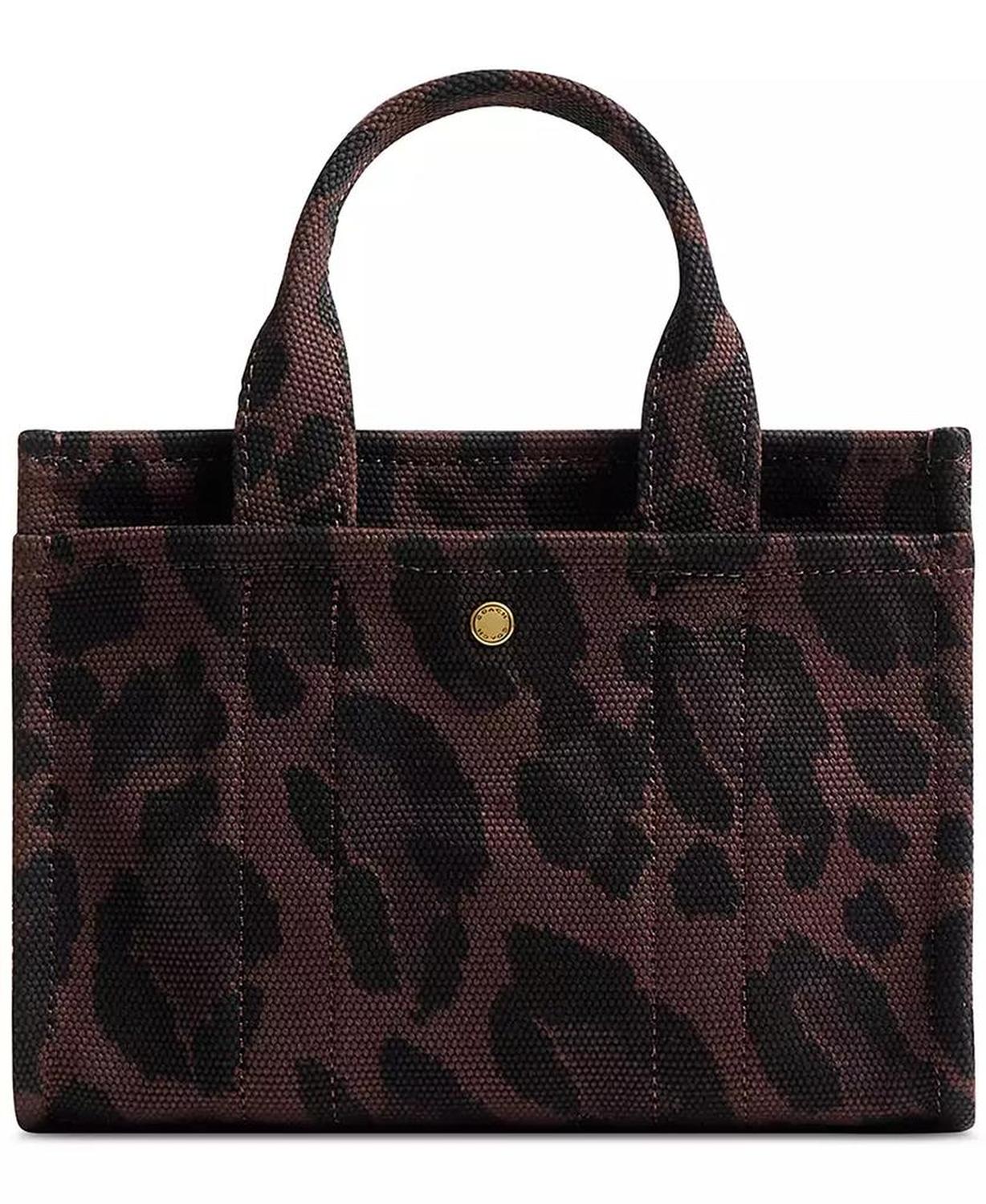 Leopard Print Cargo Mini Tote Bag