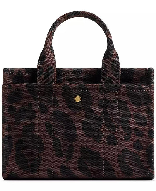 Leopard Print Cargo Mini Tote Bag