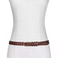 Micheal Kors Women's Braided Leather Belt