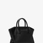 Avril Small Studded Patchwork and Signature Logo Satchel