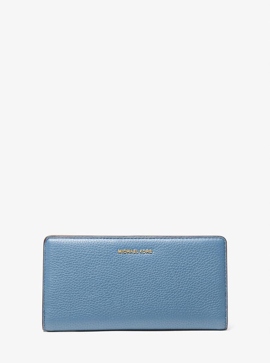 Bryant Large Pebbled Leather Snap-Front Wallet