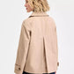 Women's Short Double-Breasted Trench Coat
