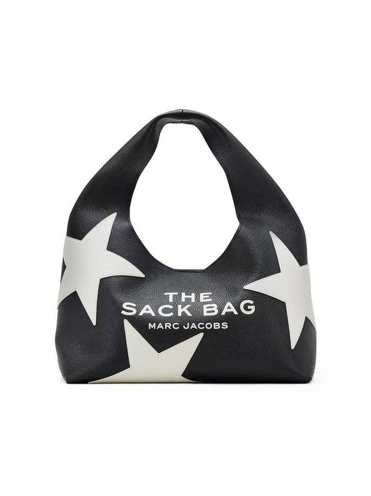 The Star Patchwork Leather Sack Bag