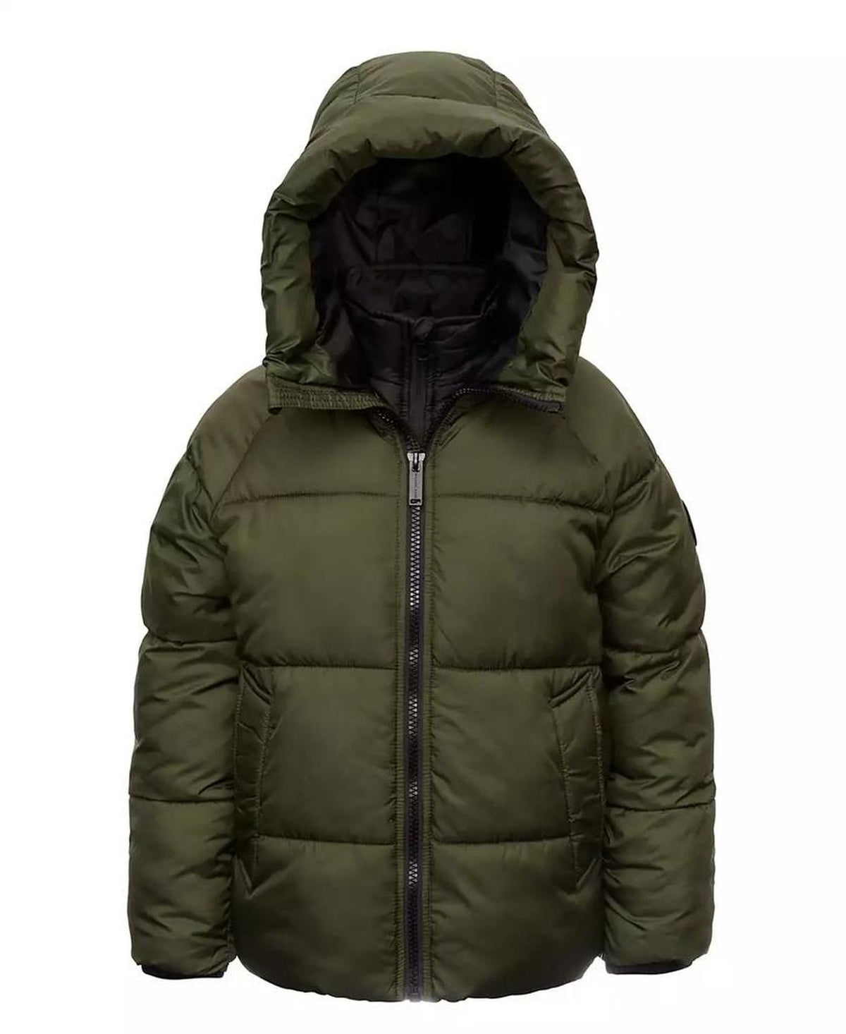 Toddler & Little Boys Puffer Jacket with Bib