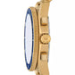 Men's Maritime Chronograph Gold-Tone Stainless Steel Watch, 45mm