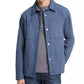 Men's Garment Dyed Long Sleeve Snap-Front Padded Shirt-Jacket