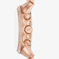 Oversized Brynn Pavé Rose Gold-Tone Watch