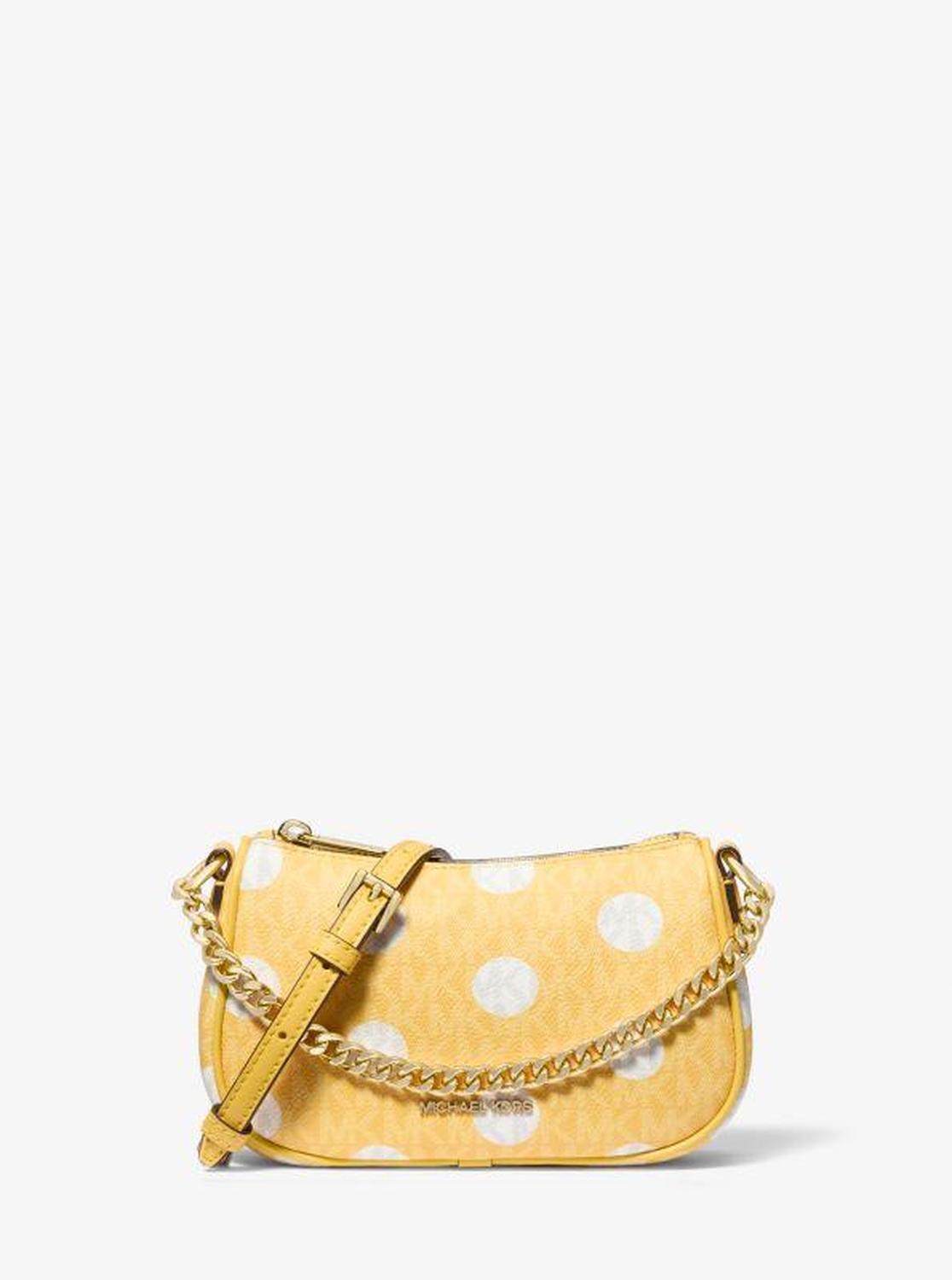 Carmela Small Polka Dot and Signature Logo Pochette