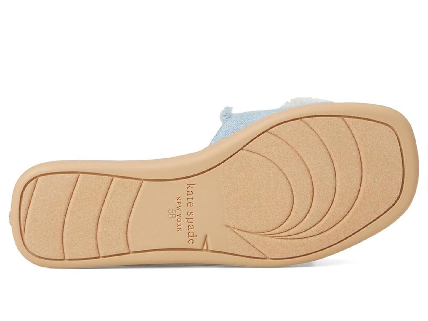 Flourish Denim Flat Sandal