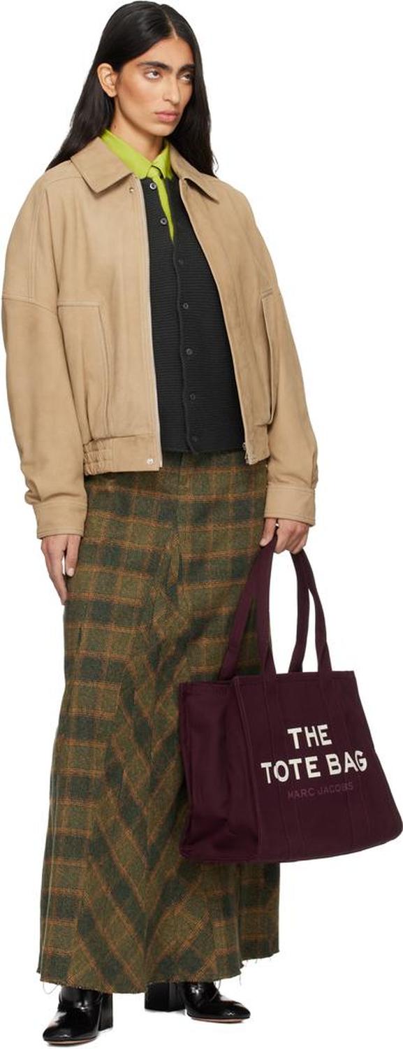 Burgundy 'The Canvas Large' Tote