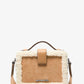 Cooper Suede and Sherpa Crossbody Bag