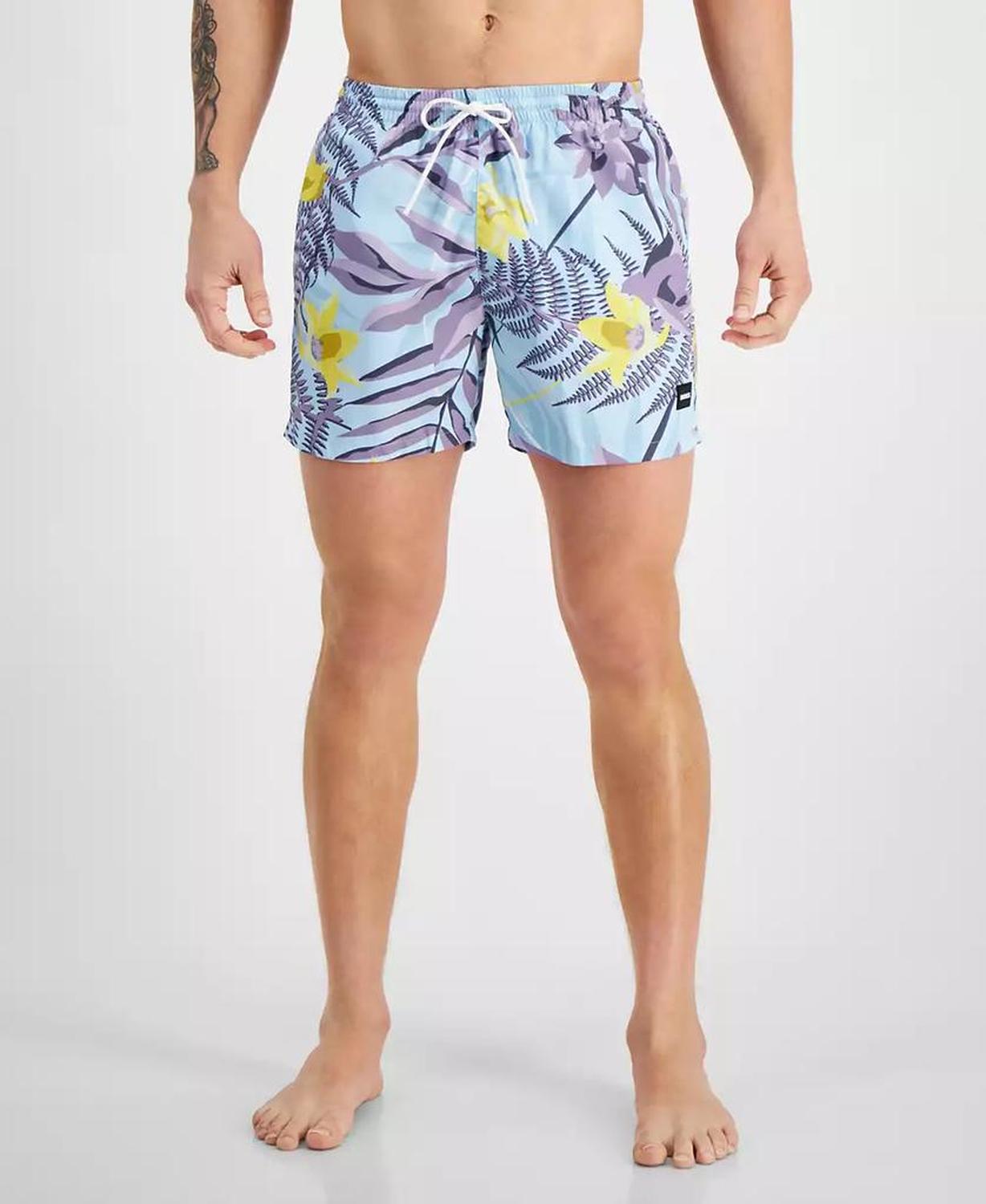 Men's Piranha Graphic Swim Trunks