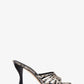 Haisley Snake Embossed Leather Sandal