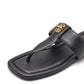 Dual Leather T Sandals