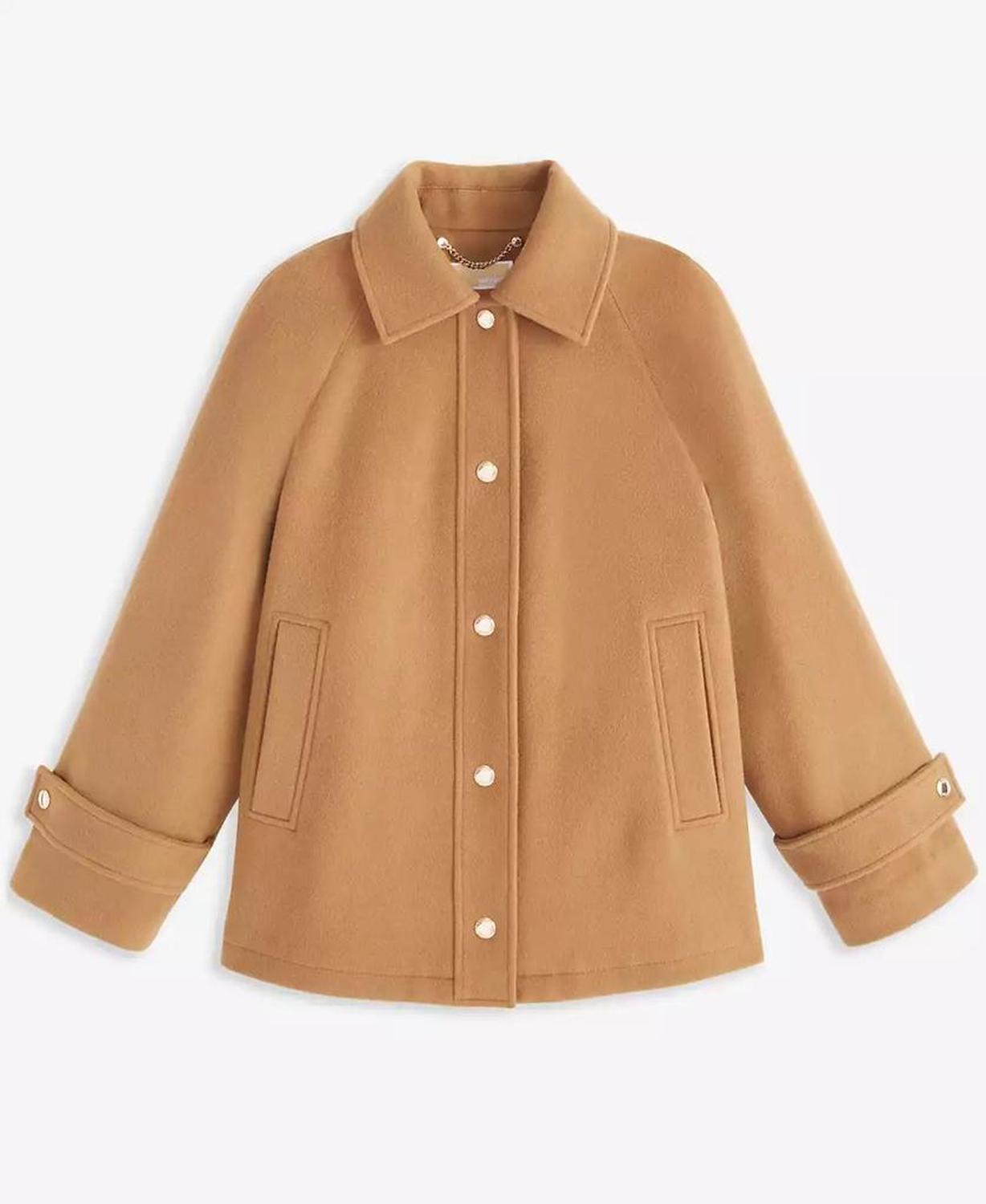 Women's Collared Button-Front Coat, Exclusively at Macy's