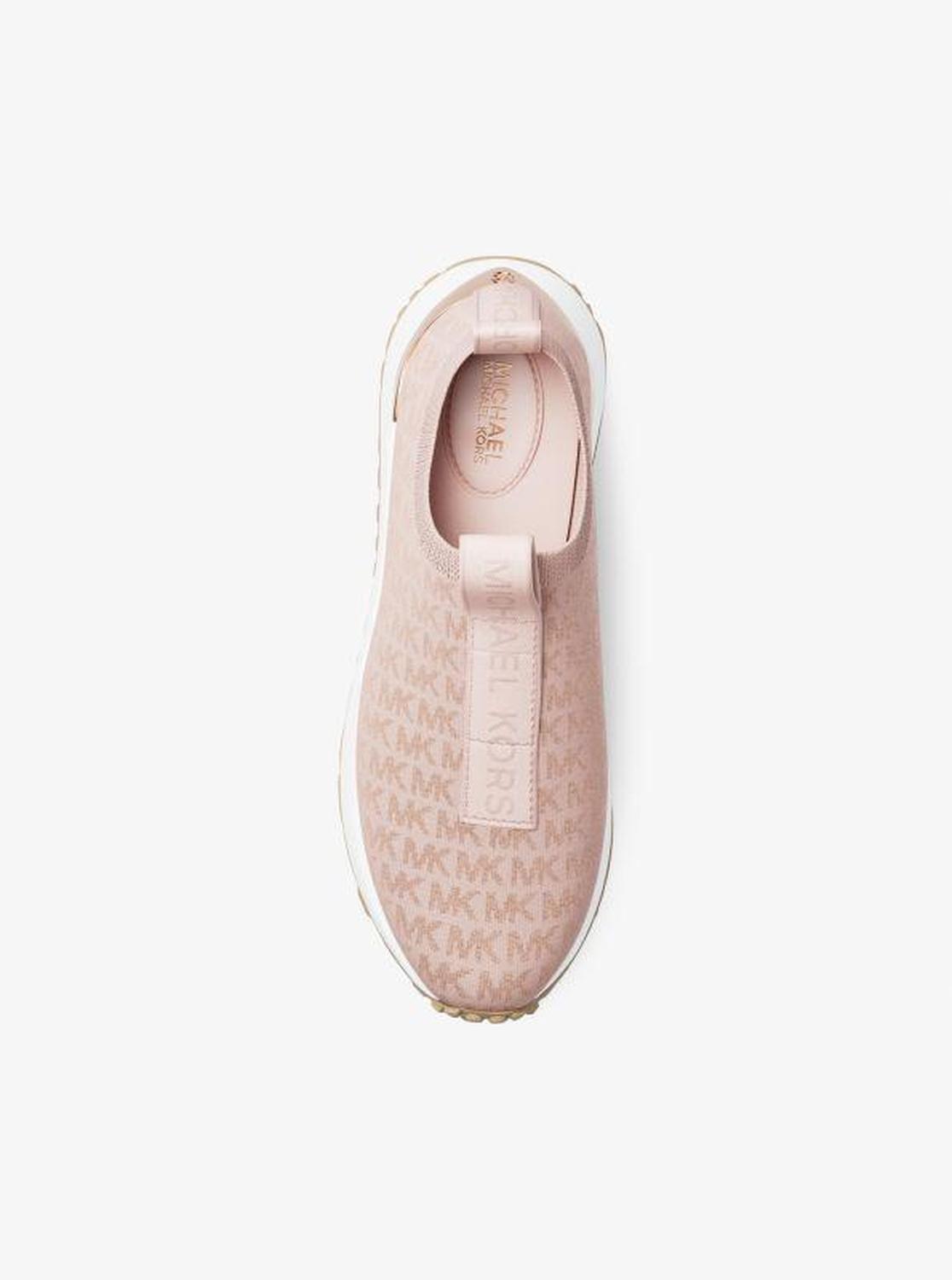 Bodie Metallic Logo Knit Slip-On Sneaker