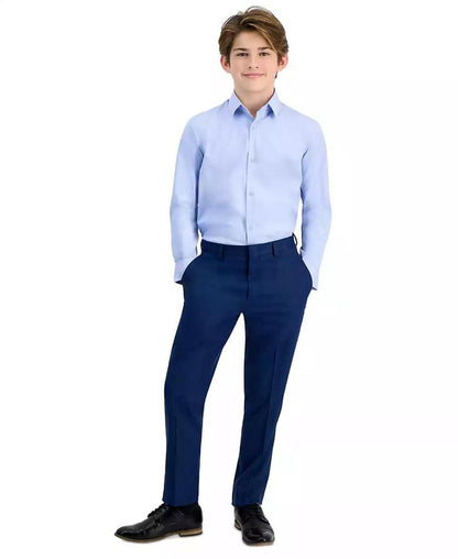 Big Boys Solid Long-Sleeve Shirt