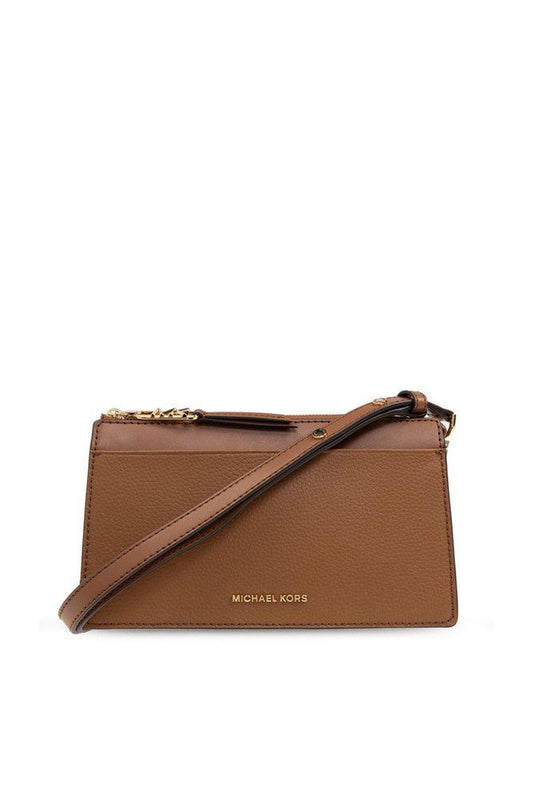 Michael Michael Kors Logo-Lettering Zipped Crossbody Bag