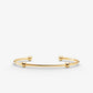Precious Metal-Plated Sterling Silver Starter Cuff