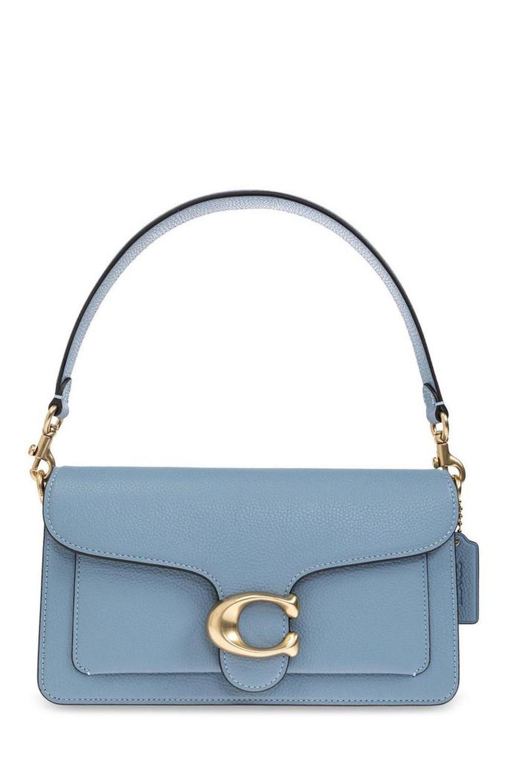 Coach Tabby 26 Logo Plaque Shoulder Bag
