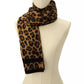 Women's Brushed Three Color Leopard Scarf