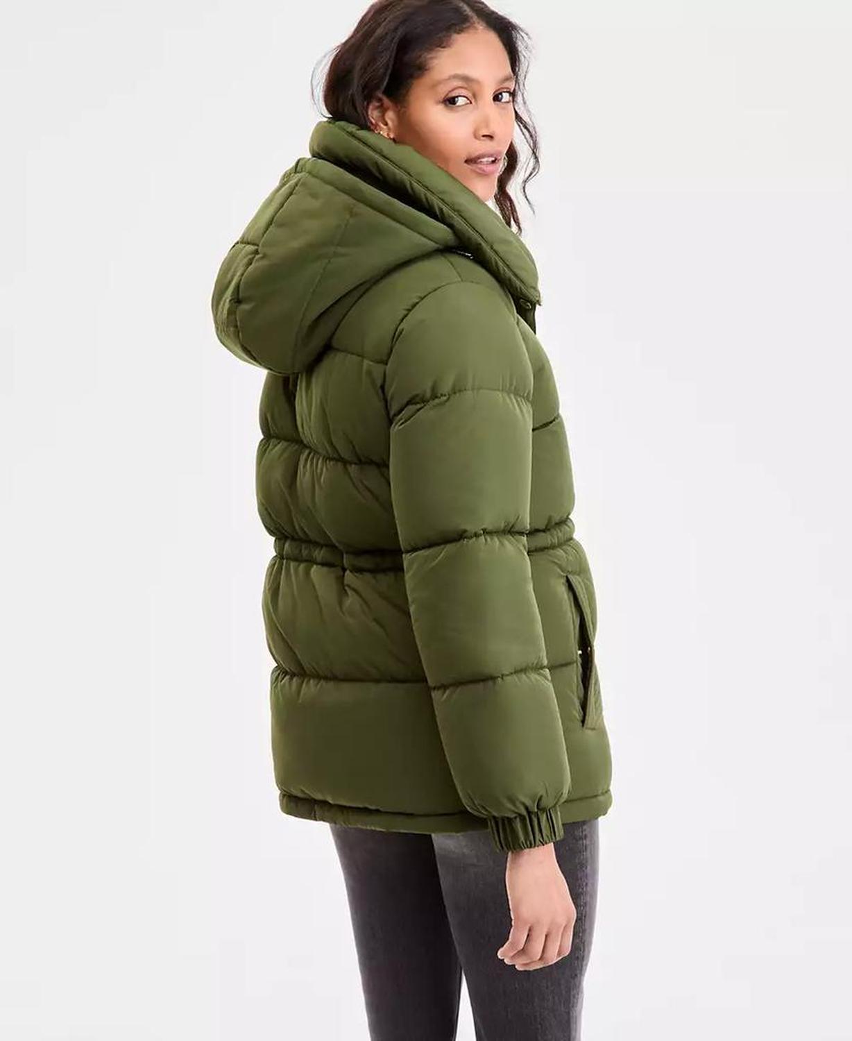 Women's Hooded Anorak Puffer Coat, Exclusively at Macy's