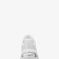 Toni Embellished Linen Blend Trainer
