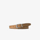 Reversible Leather and Snake Embossed Belt