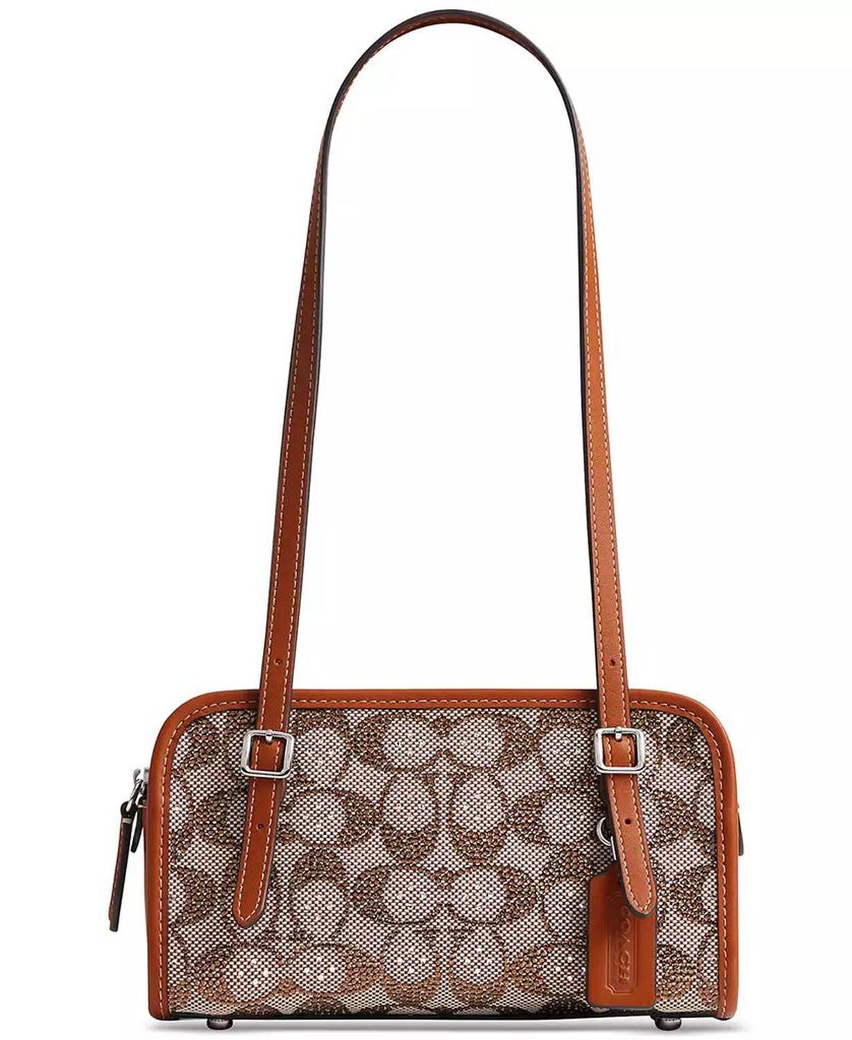 Crystals Swing Zip 20 Shoulder Bag