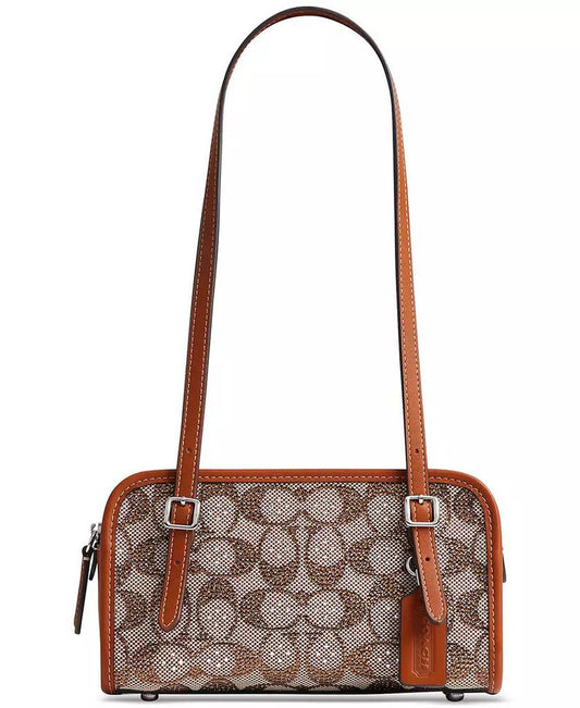 Crystals Swing Zip 20 Shoulder Bag