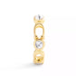 Faux Stone Signature Heritage Single Cuff Earrings