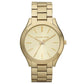 Michael Kors Slim Runway MK3179 Women's Gold-Tone Quartz 42mm Watch