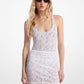 Floral Lace Stretch Nylon Skirt